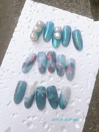 ネイル arm in arm ︎✿Yamamotoのマツエク・マツパデザイン