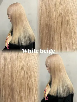 ロング ななみ/博多/ ブリーチ/髪質改善のヘアスタイル