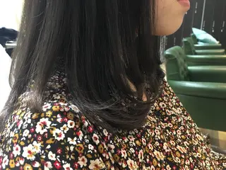 ミディアム カラー 似合わせカラー/艶 髪質改善/ヨシザキのヘアスタイル