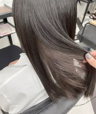 セミロング カラー パーマ ヘアアレンジ メンズ mona/ ストレートスタイル✨のヘアスタイル