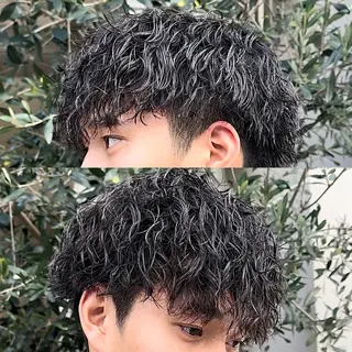 パーマ メンズ 年間2000名担当◎ パーマ職人/仲原佑樹のヘアスタイル