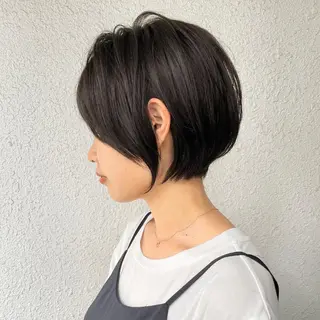 ショート 縮毛/ショート/ ボブ/レイヤー/小原のヘアスタイル