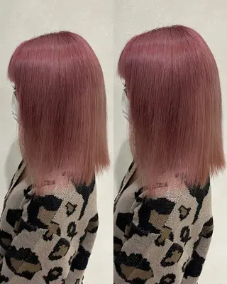 カラー ブリーチ/暖色カラー 宮城陽日のヘアスタイル