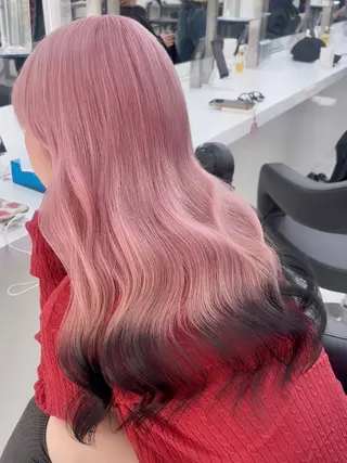 ロング カラー 海外girl/ハイト ーン/riko🫧のヘアスタイル