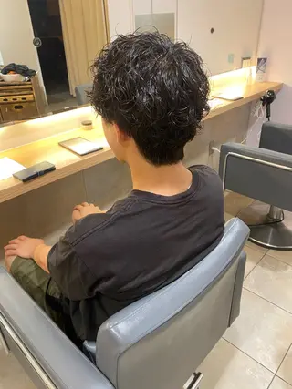 パーマ メンズ 谷川 あかりのヘアスタイル