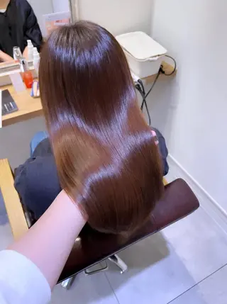 セミロング カラー 韓国ヘア×髪質改善 /yoshikaのヘアスタイル