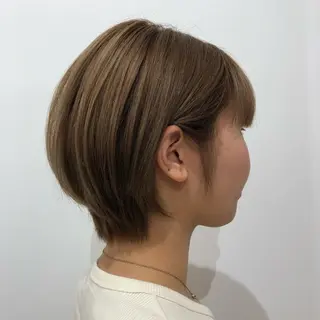 ショート 青木 梨奈のヘアスタイル