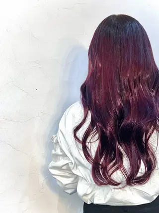 ロング カラー 小闕 もち🐈💎✨のヘアスタイル