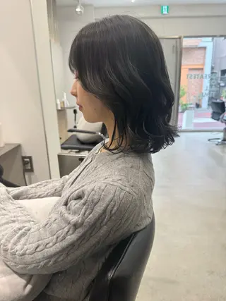 ミディアム カラー ショート/茅ヶ崎 タカハシ タクロウのヘアスタイル