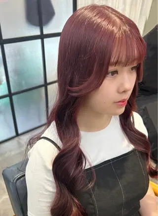 ロング カラー newi梅田🫧韓国 ヘア🫧sakiのヘアスタイル