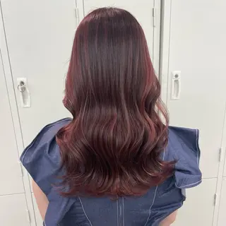 ロング カラー 奥山義進/大宮 /ダブルカラーのヘアスタイル