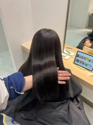 セミロング 艶カラー/パーマ /ヒナのヘアスタイル