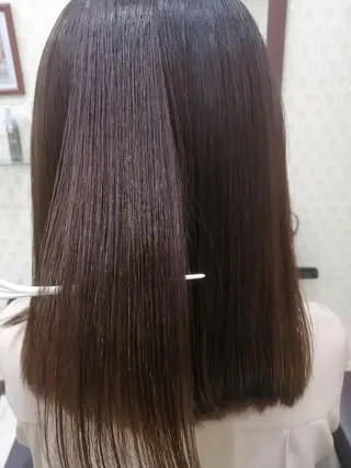 セミロング 大久保 佳奈のヘアスタイル