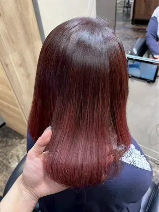 セミロング カラー ハイトーン/韓国風/ 艶髪/吉祥寺のヘアスタイル