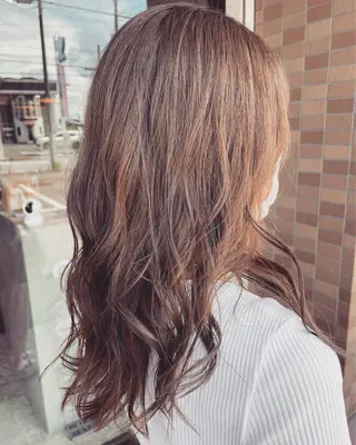 ロング カラー 《nico》 髙橋秋花🖤🧡のヘアスタイル