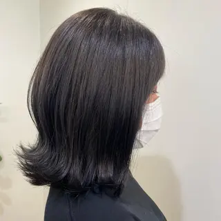 ミディアム カラー マツモト カラー/ショートボブのヘアスタイル