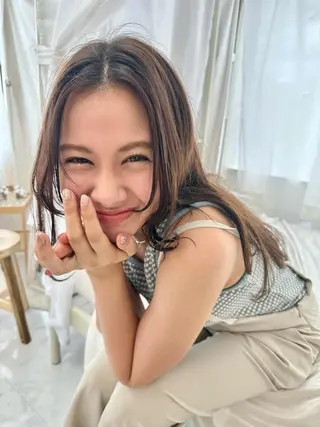 セミロング カラー ハイトーンデザイン カラー特化🌟木下のヘアスタイル