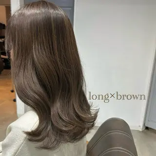 ロング カラー Eri 🌿透明感カラーのヘアスタイル