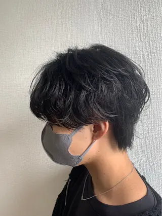 ショート パーマ指名率No1 メンズ特化ケイトのヘアスタイル
