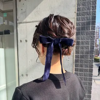 ミディアム 会田有紀 /切りっぱなしボブのヘアスタイル