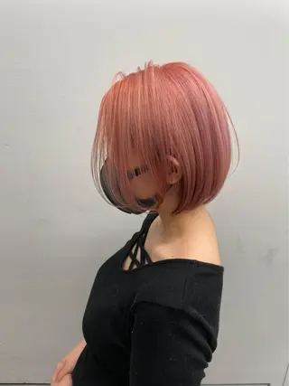 ショート カラー 京都レイヤーカット/ 縮毛矯正/羽柴りくのヘアスタイル