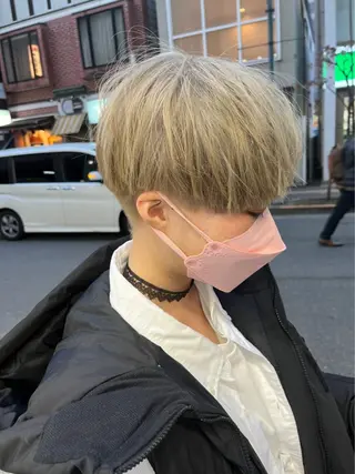 カラー メンズ メンズ/艶髪/カラー サクラ🌸のヘアスタイル