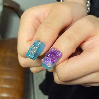 ネイル To Me Nail所属・🩵 mei🩵のネイルデザイン