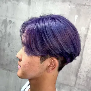 ミディアム カラー メンズ ✂️パーマ職人✂️ 相模大野/町田カラーのヘアスタイル