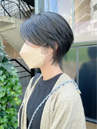 ショート シンプル+αな デザインを 松崎陸のヘアスタイル