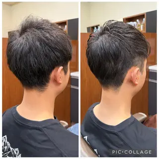 ショート メンズ 💈 中山 静香のヘアスタイル