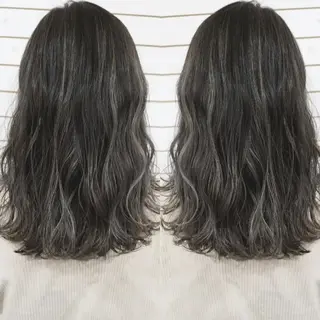 ミディアム noa.所属・今中 小百合のヘアスタイル