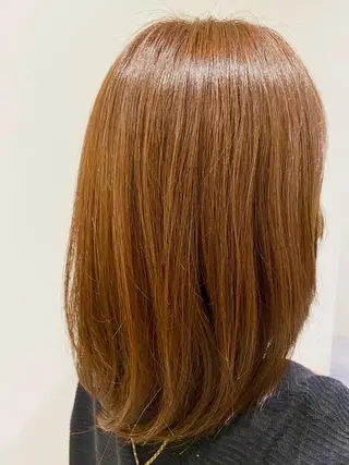 ミディアム カラー 🌹艶髪カラー🌹 津田晴加【西荻窪】のヘアスタイル