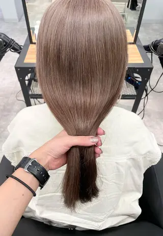 ミディアム カラー 心斎橋/ブリーチ minamiのヘアスタイル