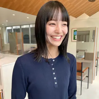 セミロング カラー レイヤーカット/暖色 カラー/mao🎀のヘアスタイル