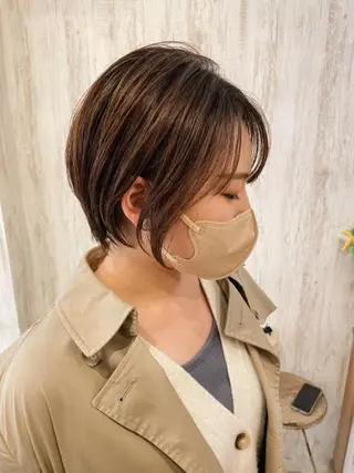 ショート 小野 明日香のヘアスタイル