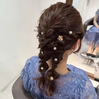 ヘアアレンジ これた🧸ヘアメ職人 ♡髪質改善♡カラーのヘアスタイル