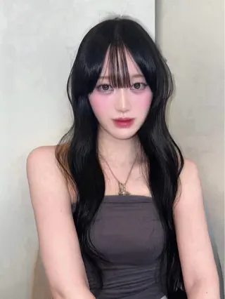 ロング 韓国ヘア 🇰🇷 natsukiのヘアスタイル