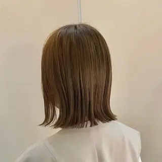 ミディアム カラー 艶髪✨️ kuyumi🌷のヘアスタイル
