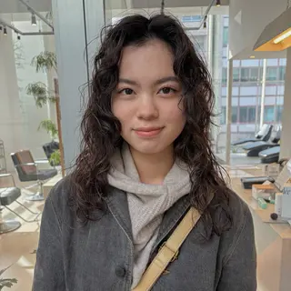 パーマ Ayaka/パーマ /ショート/レイヤーのヘアスタイル