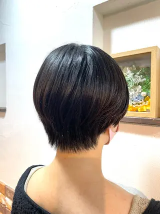 ショート 🦋透明感 艶カラー Rie🦋のヘアスタイル