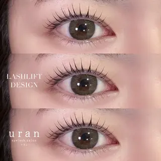 マツエク・マツパ eyelash salon uran所属・uran − ウラン − / 束感まつげのマツエク・マツパデザイン