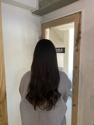 ロング カラー ブリーチカラーと、髪 質改善。HARUKAのヘアスタイル