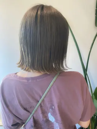 ショート レイヤー/韓国/ボブ 縮毛矯正/畠中ケントのヘアスタイル