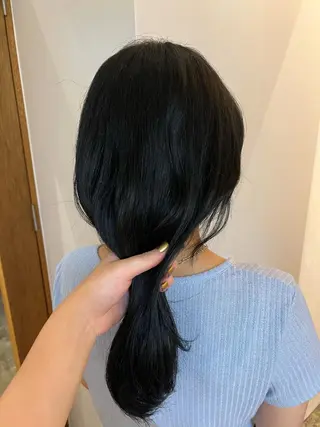 セミロング カラー ヘアアレンジ 鈴木 三保のヘアスタイル