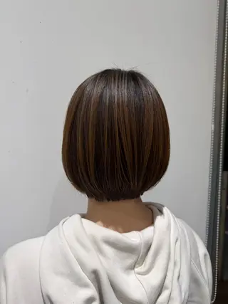 ミディアム 佐々木 麻衣のヘアスタイル