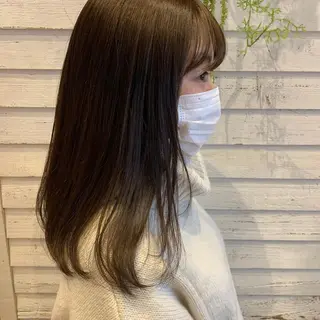 ロング レイヤー/ベージュ /メンズsaraのヘアスタイル