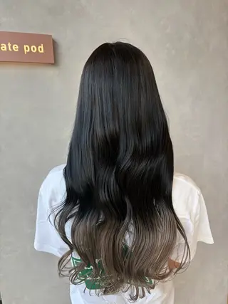 ロング カラー 笹川 聖奈のヘアスタイル