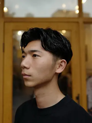 ショート パーマ メンズ 神戸／メンズカット ／メンズパーマのヘアスタイル