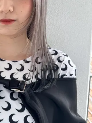 ミディアム カラー 田村 柊真のヘアスタイル