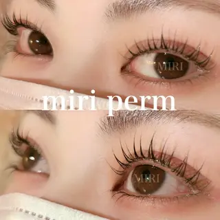 マツエク・マツパ まつげパーマ&アイブロウMIRI所属・🌷まつ毛パーマ 専門店MIRI 🌷のマツエク・マツパデザイン